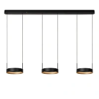 Lucide RADIANT LED piekaramais gaismeklis 55,8W CCT IP20 melns