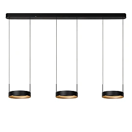 Lucide RADIANT LED pendant light 55.8W CCT IP20 black