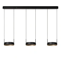 Lucide RADIANT LED piekaramais gaismeklis 55,8W CCT IP20 melns