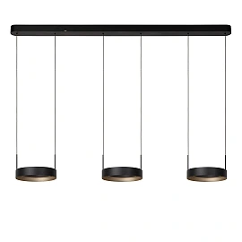 Lucide RADIANT LED pendant light 55.8W CCT IP20 black