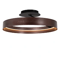 Lucide LEONARD LED griestu gaismeklis 35W CCT Ø54,5cm IP20 kafijas tonis
