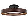 Lucide LEONARD LED ceiling light 35W CCT Ø54.5cm IP20 coffee