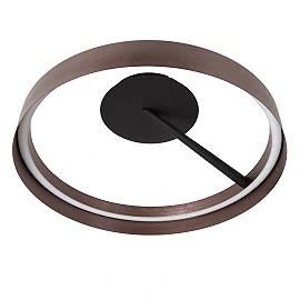 Lucide LEONARD LED ceiling light 35W CCT Ø54.5cm IP20 coffee