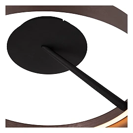 Lucide LEONARD LED ceiling light 35W CCT Ø54.5cm IP20 coffee