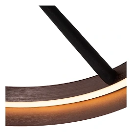 Lucide LEONARD LED ceiling light 35W CCT Ø54.5cm IP20 coffee