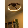 Lucide LEONARD LED ceiling light 35W CCT Ø54.5cm IP20 coffee