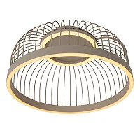 Lucide RIXANNE LED ceiling light 22W CCT Ø39 cm taupe
