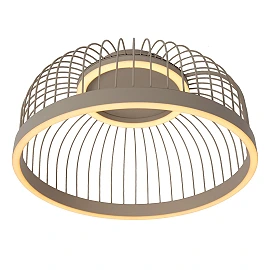 Lucide RIXANNE LED ceiling light 22W CCT Ø39 cm taupe