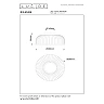 Lucide RIXANNE LED ceiling light 22W CCT Ø39 cm taupe