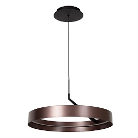 Lucide LEONARD LED pendant light 36W CCT Ø54.5cm IP20 coffee