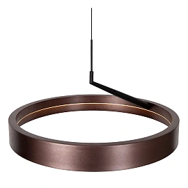 Lucide LEONARD LED pendant light 36W CCT Ø54.5cm IP20 coffee