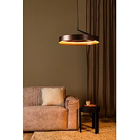 Lucide LEONARD LED piekaramais gaismeklis 36W CCT Ø54,5cm IP20 kafijas tonis