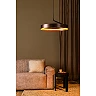 Lucide LEONARD LED pendant light 36W CCT Ø54.5cm IP20 coffee