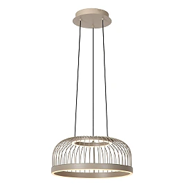 Lucide RIXANNE LED pendant light 22W CCT Ø40 cm taupe