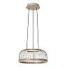 Lucide RIXANNE LED pendant light 22W CCT Ø40 cm taupe