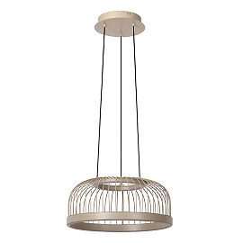 Lucide RIXANNE LED pendant light 22W CCT Ø40 cm taupe