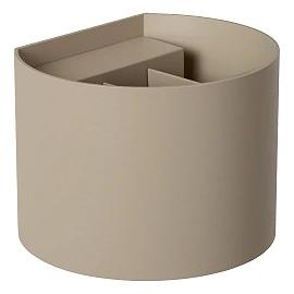 Lucide ARMIN LED sienas gaismeklis 7W CCT 13,5cm IP54 pelēkbrūns