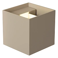 Lucide ARMIN LED sienas gaismeklis 7W CCT 10cm IP54 pelēkbrūns
