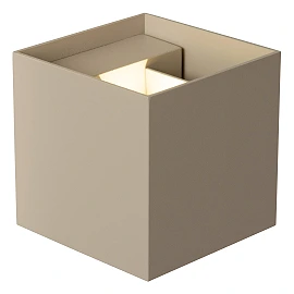 Lucide ARMIN LED wall light 7W CCT 10cm IP54 taupe