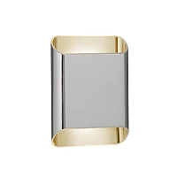 Lucide ATILA II LED sienas gaismeklis 10W CCT H20cm IP54 hroms