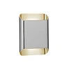 Lucide ATILA II LED wall light 10W CCT H20cm IP54 chrome