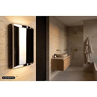 Lucide ATILA II LED sienas gaismeklis 10W CCT H20cm IP54 hroms