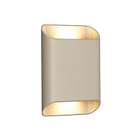 Lucide ATILA II LED sienas gaismeklis 10W CCT H20cm IP54 pelēkbrūns