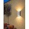 Lucide ATILA II LED wall light 10W CCT H20cm IP54 taupe