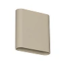Lucide ATILA II LED wall light 10W CCT H17cm IP54 taupe