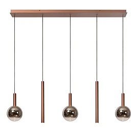 Lucide JASMINE LED pendant light 20W CCT 138cm IP20 copper