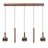 Lucide JASMINE LED pendant light 20W CCT 138cm IP20 copper