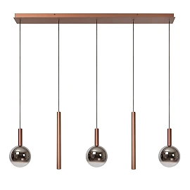 Lucide JASMINE LED pendant light 20W CCT 138cm IP20 copper
