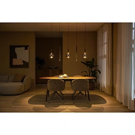 Lucide JASMINE LED pendant light 20W CCT 138cm IP20 copper