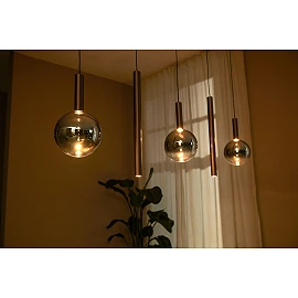 Lucide JASMINE LED pendant light 20W CCT 138cm IP20 copper