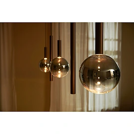 Lucide JASMINE LED pendant light 20W CCT 138cm IP20 copper