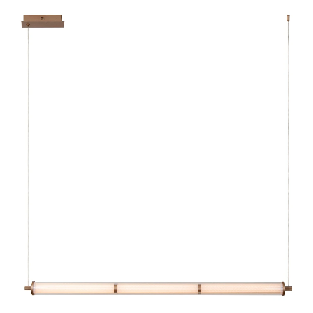 Lucide VALENTINE LED piekaramais gaismeklis 36W CCT 122,5 cm šampanieša