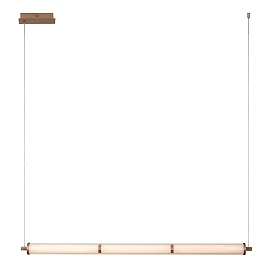 Lucide VALENTINE LED piekaramais gaismeklis 36W CCT 122,5 cm šampanieša