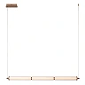 Lucide VALENTINE LED pendant light 36W CCT 122.5 cm champagne
