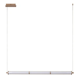 Lucide VALENTINE LED piekaramais gaismeklis 36W CCT 122,5 cm šampanieša