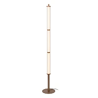 Lucide VALENTINE LED stāvlampa 37W CCT Ø23 cm šampanieša