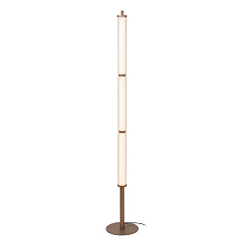 Lucide VALENTINE LED floor lamp 37W CCT Ø23 cm champagne