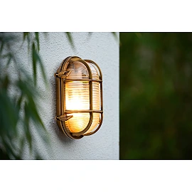 Wall light outdoor "DUDLEY", 1x E27, black- aluminum, glass - 11891-20-30 (Lucide)