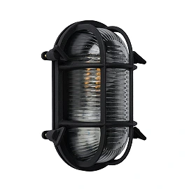 Wall light outdoor "DUDLEY", 1x E27, black- aluminum, glass - 11891-20-30 (Lucide)