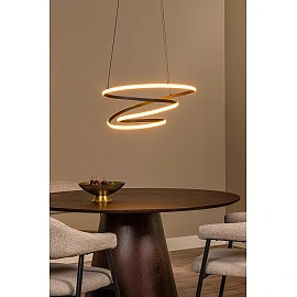 ESPIRAL LED CCT pendant light 40 W black (Lucide)