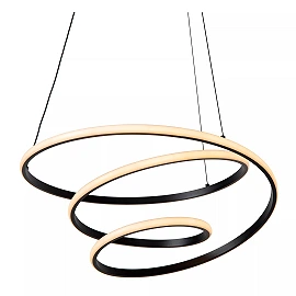 ESPIRAL LED CCT pendant light 40 W black (Lucide)