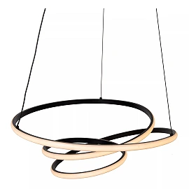ESPIRAL LED CCT pendant light 40 W black (Lucide)