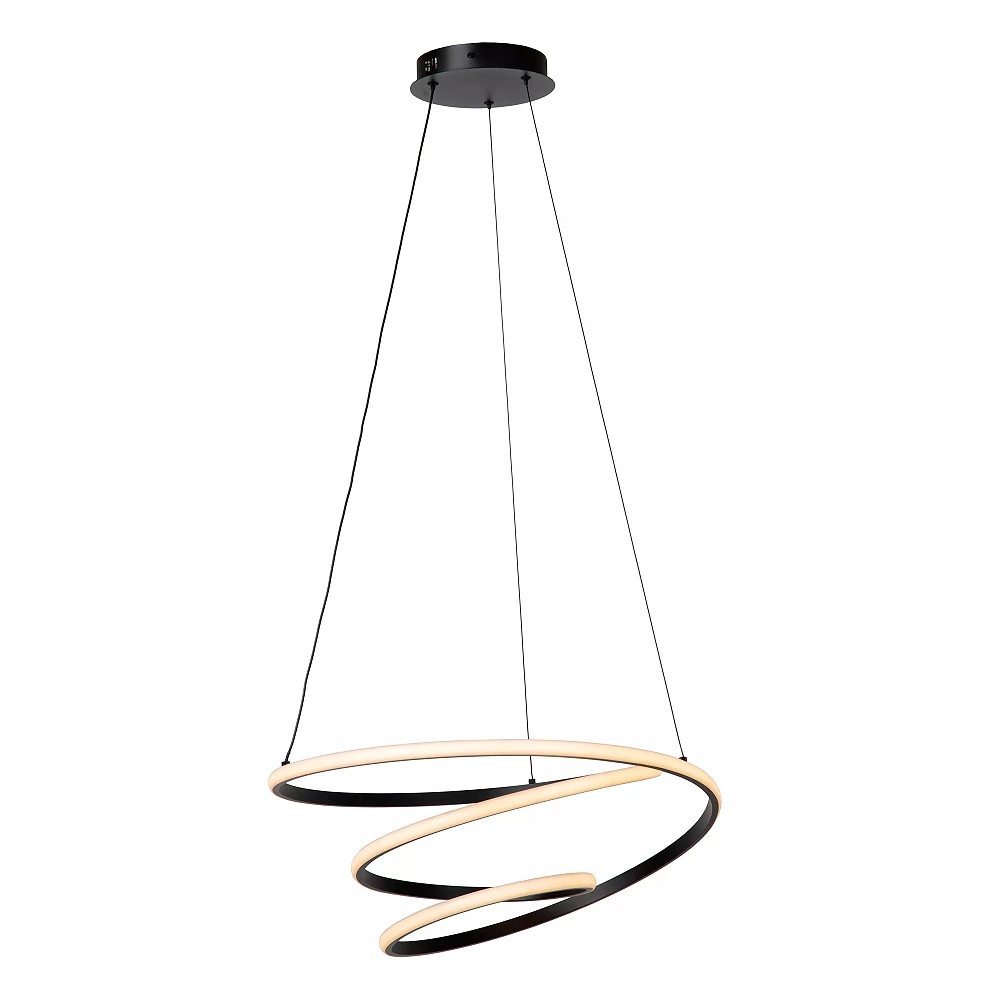 ESPIRAL LED CCT pendant light 40 W black (Lucide)