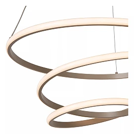 ESPIRAL LED CCT pendant light 40 W taupe (Lucide)