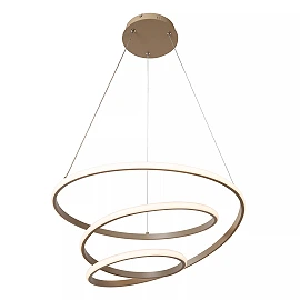 ESPIRAL LED CCT pendant light 40 W taupe (Lucide)