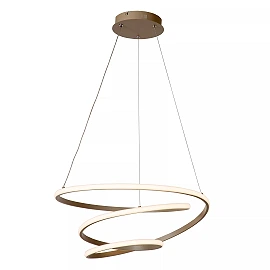 ESPIRAL LED CCT pendant light 40 W taupe (Lucide)